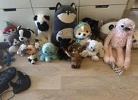 stort paket med så fina och nya gosedjur