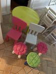 barn bord pallar o stolar , möbel set ikea Mamut 