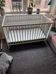 Ikea Gulliver spjälsäng & Himlavalv madrass
