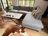 Soffa med divan 