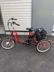 en jätte fin el cykel 