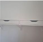 IKEA Ekby Alex vitplus konsol Sandshult vit