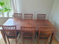 Matbord och 6 stolar