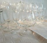 Glas till vin, champagne, martini och cognac