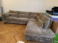 Soffa med divan