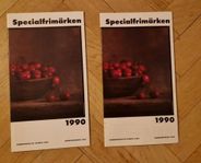 Album med special frimärken 1989 och 1990