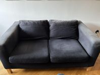 2 st Karlanda, 2 sitts i svart klädsel från Benz
