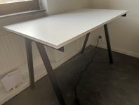 white desk