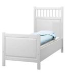 Hemnes sängram + resårmadrass 90 cm. 