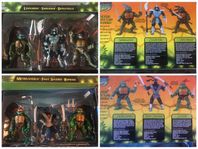 2 set TMNT 3-pack Turtles figurer 2002/2003 m förp Nyskick