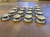 Berså Stig Lindberg 17 st Kaffekopp med fat 