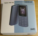 knapp Mobil Nokia 105 med 4G. Ny, 