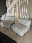2st Bella fåtöljer i Oslo lin