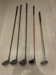 Golfklubbor 5 st
