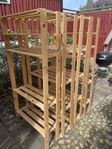 trähyllor 4 st 170 cm 