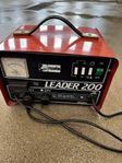 Leader 200 batteriladdare med starthjälp 12-24V