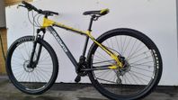 Helt NY Grym MTB 24vxl CT46cm - 29" Svart/Gul - Jätte Fin +