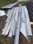 Silver takplåt & Hängränna, silver, Fönsterbläck Silver