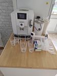Jura E8 kaffemaskin + tillbehör