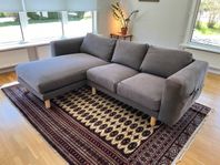 Grå IKEA Soffa med Schäslong