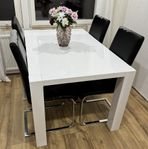 Vit Matbord 90x140