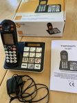 trådlös telefon seniortelefon