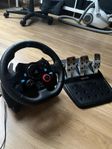 Logitech G29 ratt och pedal