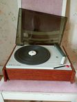 PHILIPs skivspelare, retro, teak, lp