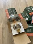 8 st glödlampor LED stor glob