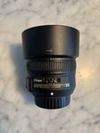 Nikon Nikkor objektiv 50mm 1.8G