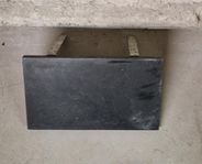 Retro Svart marmor hylla bredd 40 cm djup 23 cm höjd 23 cm