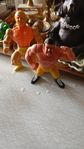 2 gamla retro wrestling figurer kult klassiker