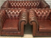 Chesterfield skinngrupp 3+1+1