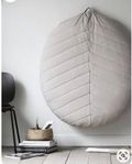 IKEA Floor cushion beige leaf shape