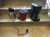 kaffebryggare vattenkokare koppar popcorn maskin
