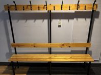 Sittbänk omklädningsrum 