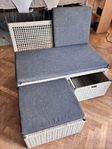 Loungesoffa för balkong eller uteplats - Torino från Rusta