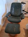 Ekornes stressless fåtölj+pall
