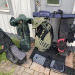 diverse golfbagar/ mini väskor