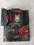 Asus z370-H moderkort med i5 8600k processor/CPU