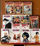 Manga blandade böcker, Bleach, Yu-gi-oh, mm 34 st