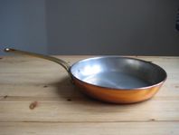 Liten stekpanna i koppar