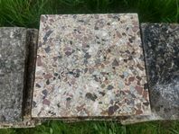 Terrazzo plattor ca 14m2. 1950-talet. 