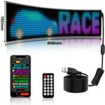 Flexibel LED-matris med App-styrning , USB, 192×898 mm
