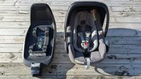 Maxi Cosi babyskydd Pebble Plus + Isofix Familyfix XP bas