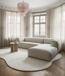Luca divansoffa creme – helt ny! (Nypris: 36.995:-)