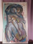 Oljemålning av Helmut Mantel 1925-1979