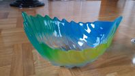 Fruktskål i glas 29x21 höjd 15