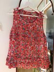 Y2K topp retro vintage dam mönster trend linne sommar blus
