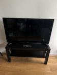 TV Samsung 40” + tv bänk svart ikea